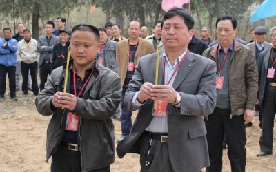 2012年沙窝李李氏宗亲清明节庆典照片